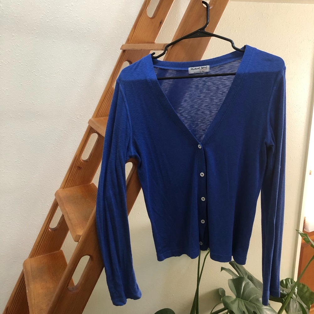 Michael Stars Royal Blue Cardigan